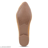 Synthetic leather colorblocked ballerinas by Shankhian, comfortable slip-ons for cruise fashion
