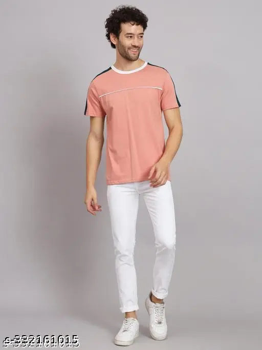 Comfortable cotton-blend white plain jeans for men, perfect fit and style at various sizes from 26-36 inches