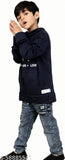 Boys Black Wool Sweatshirts & Hoodies Pack Of 1
