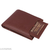 PU Classic world ATM card holder, solid color, 2 compartments, free size wallet for men's daily essentials, India-made