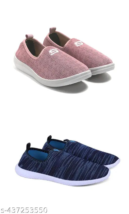 Pink fabric, casual slippers