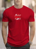 Mens cotton printed short sleeve t-shirt, vibrant design, XS (36in x 25in), great for casual wear