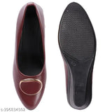 Comfortable synthetic slip-on women's colorblocked moccasins with cushioned footbed, flexible design, and superior grip for formal office wear
