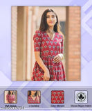 Printed viscose rayon fabric kurti for women, XS-XXXL sizes available, Indian ethnic wear fashion outfit