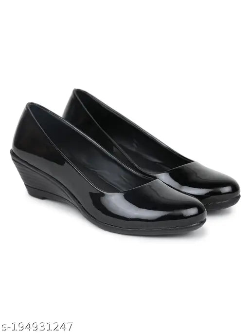 Patent leather slip-on bellies ballerinas for women - Twinsshoe casual partywear and office wear in various sizes