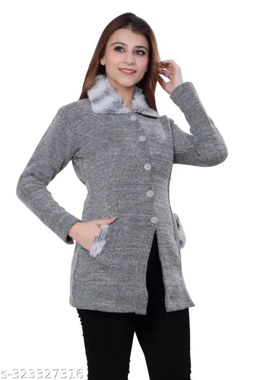 Acrylic, lightweight, warm & stylish women's sweater in sizes L, XL, and free size from India