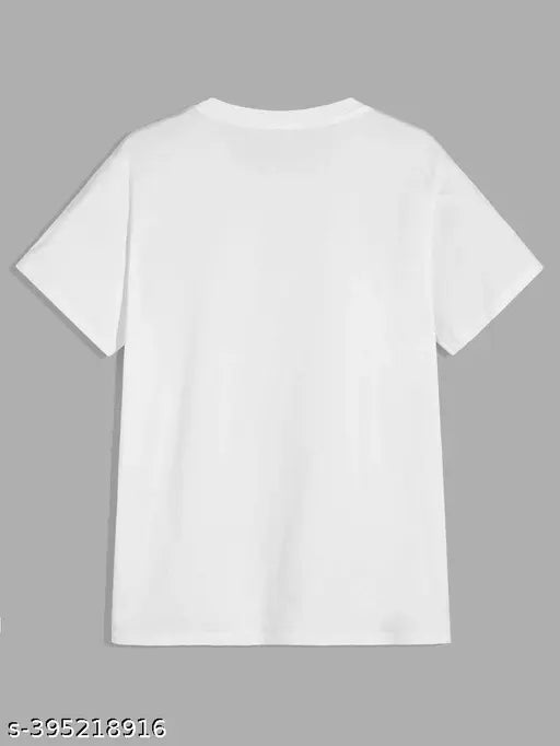 Harry Potter white polyester round neck t-shirt for kids, printed with iconic characters