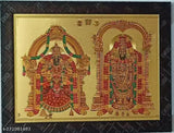 Synthetic Resin Balaji Wall Art, Tirumala Srinivasa Tirupati Lord Venkateswara Painting (9*12 inches)