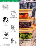 Clear airtight containers with stainless steel lids, food storage, set of 4, stackable, BPA free, microwave safe