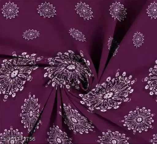 Maroon 180 TC cotton elastic fitted bedsheet (72x78 inches) with 2 pillow covers, ideal for summer use, made by Madhu Textiles