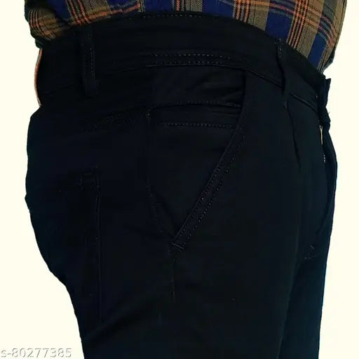 Slim Fit Men's Black Balloon Denim Jeans - Premium abstract net pattern, multiple pockets, ideal for casual & party wear (Size 28, 32)
