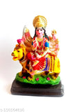 Durga Ambe devi maa Mataji marble polyresin idol figure, size 13x10x3cm Indian god showpiece