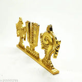 Antique finish metal Tirupati Balaji Vishnu Shankh Chakra, Indian figurine symbolizing Lord Vishnu's power & divinity, ideal for home or workspace