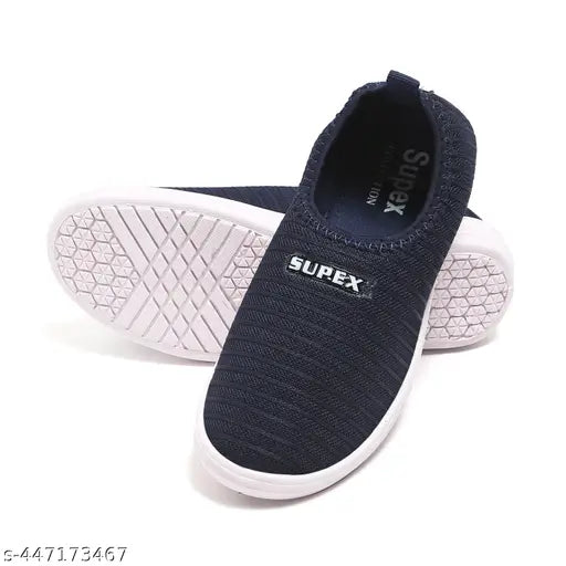Blue, woven fabric, slipper-style, party footwear