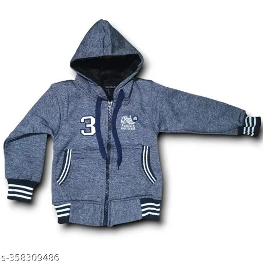 Premium cotton blend boys sweater, self-design net pattern for 1-2 years, quality kids clothing from India