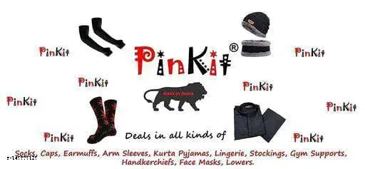 PinKit girls' winter accessories pack, including face mask cap, pompom, earphones, wristbands and hand warmers. Soft faux fur texture for warmth and style