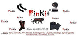 PinKit girls' winter accessories pack, including face mask cap, pompom, earphones, wristbands and hand warmers. Soft faux fur texture for warmth and style