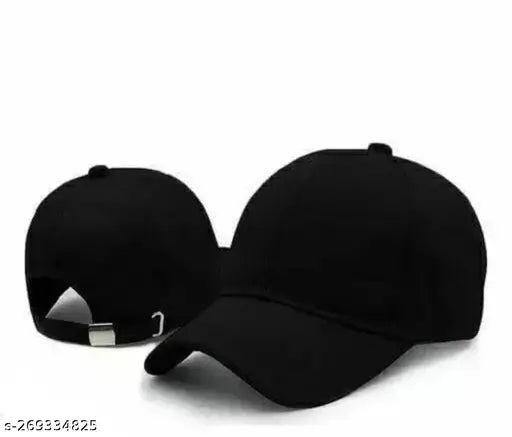 Trendy cotton baseball caps for men and women, pack of 4 different colors - solid style, best material, one size fits all