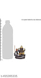 Black, white, gold and red glass div collar, crystal backflow combo set