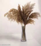 18 inch Long Natural Dried Premium Pampas Grass for Home, Office, Wedding and Events Decor – Fluffy, No Shedding and No Stench (6 pcs)