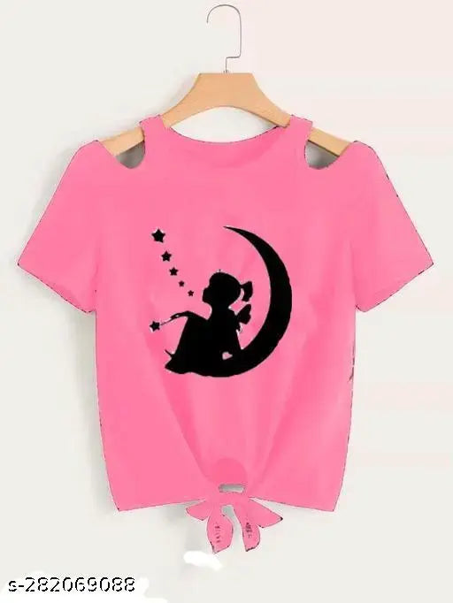 Premium quality cotton blend t-shirt with printed design, short sleeves and 'Delhi Fashion hub' logo. Made in India