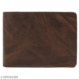 Stylish PU leather wallet for men, branded Doul Zipper, 2 card compartments, solid color, free size (11cm x 9cm), perfect gift for men