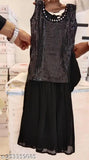 kids ethnic set, rayon festive party kurta and palazzos, embellished A-line dress for girls, perfect for events, affordable Indian fashion for ages 2-12