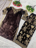 3 pis party wear velvet suit