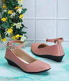 Trendy textile bellies ballerinas, solid pattern, backstrap fastening for women's IND-3 to IND-9 sizes, India origin