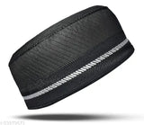 Black cotton traditional Islamic prayer topi/cap, self-designed with cross line and white lining. Authentic, comfortable, washable, and easy to maintain