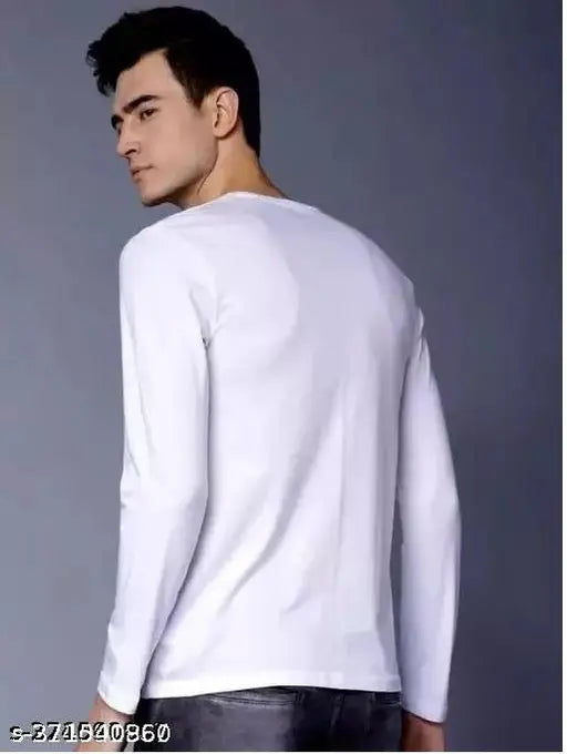 Printed men's full sleeve polyester t-shirt with long sleeves, featuring vibrant design, available in sizes S-XXL