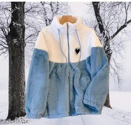 Wool colorblocked waistcoat for women, Urbane Glamorous jacket with long sleeves, made in India" (102 characters)