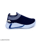Textured canvas navyblue casual shoes for kids, durable, breathable, and comfortable. Slip-on design with cushioned sole, suitable for daily use and parties. Easy to wash, available in sizes 18-21 Months to 4.5-5 Years. Made in India