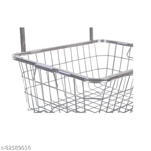 Steel dish drainer basket with lime trim for kitchen
