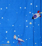 Cartoon single reversible polycotton comforter, lightweight & soft for AC room use in mild winter, size 60x90 inches