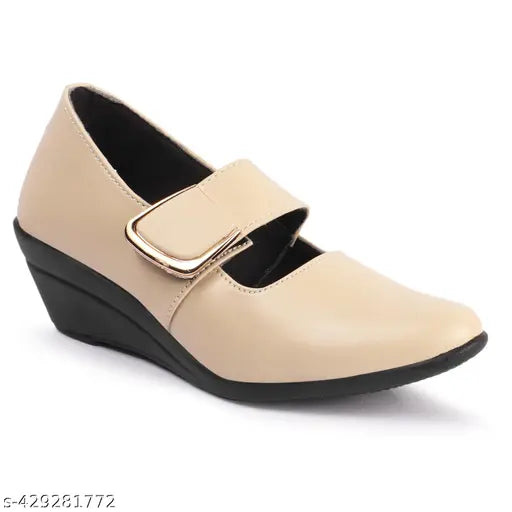 Synthetic striped moccasins for women, comfortable slip-on formal loafers with cushioned footbed and flexible design, hand-stitched insole for durability and sophistication, superior sole grip for stability