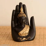 Fashionable Idols Poly Resin Buddha Statue, 11cmx9cmx17cm, intricately detailed handicraft from India