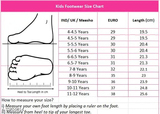 High top sneakers, black laces with white soles and a single red heart on the toe. Suitable for kids. Measure 4-6. Length from toe to heel is 10 inches