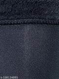 Woolen knee cap leg warmer, black elastic support, unisex winter protector, fully stretchable, pack of 2