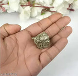 Swara Agate Natural Pyrite cluster from Peru for wealth, gifts, Vastu - 20-30 gram crystal showpiece for attracting business luck and enhancing financial gains
