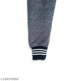 Navy blue cotton blend kids' jacket type sweater with long sleeves, solid design for a cool and impressive style. High-quality children's sweater in sizes ranging from 1-2 years to 7-8 years. Made in India