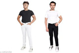 Attractive denim men's pack of 2 - solid denim, size options: 28", 30", 32" (India origin)