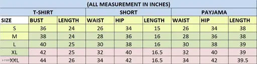 Printed polycotton night suit combo pack of 2 for men, featuring short sleeves and pyjama style. Available in sizes S-XXL. Indian made