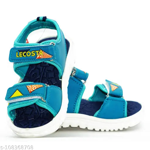 Lecosta kid's sandal with sea green straps and comfort features, summer wear