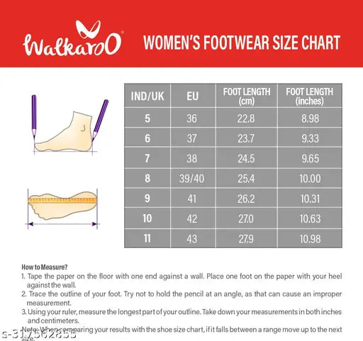 Peach synthetic belly shoes (Walkaroo Ladies), slip-on printed ballerinas for ladies, India origin