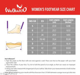 Peach synthetic belly shoes (Walkaroo Ladies), slip-on printed ballerinas for ladies, India origin