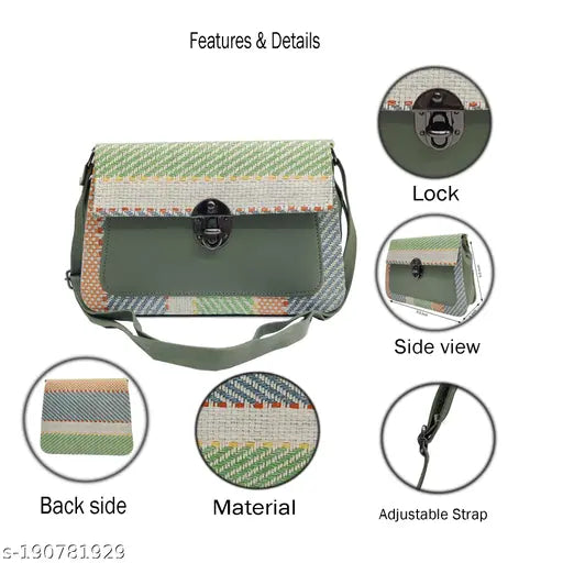 Women's two compartment handbag, black and white with a metal closure