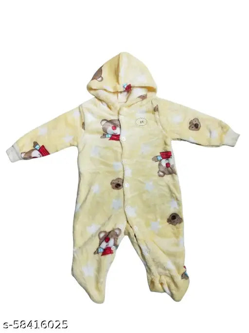 Wonder Star Super Soft Warm Acrylic Wool Baby Romper Dress