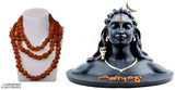 .ELITETOUCH Present Adiyogi Statue with Rudraksha Mala for Car Accessories for DashBoard Shiva God Idol | Shivratri Pooja & Gift Decore Items For Showpieces & Figurines for Living Room & Home Temple.