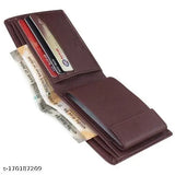 Solid net, premium PU wallet for men by RoyalWing/ Uinicq. Stainless steel, 6-card holder with ultra-slim design and ultimate card protection." (125 characters)
